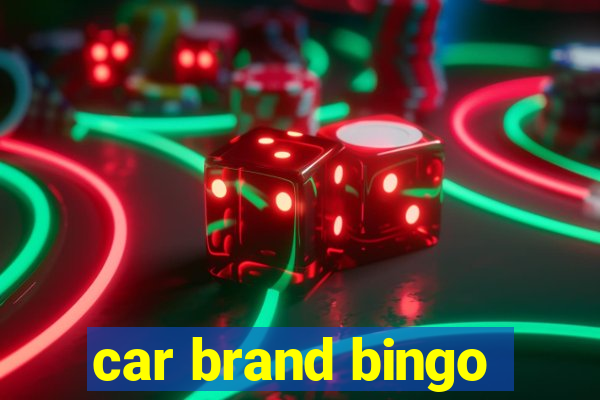 car brand bingo