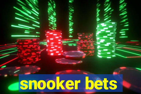 snooker bets