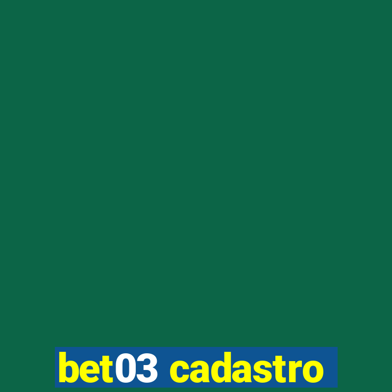 bet03 cadastro