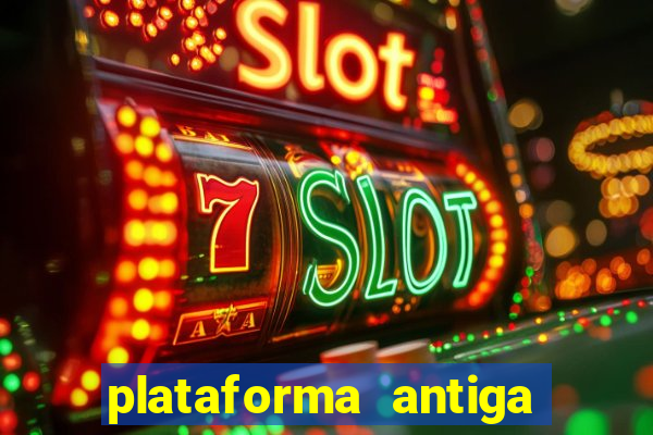 plataforma antiga de jogos