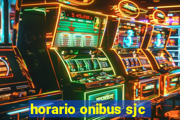 horario onibus sjc