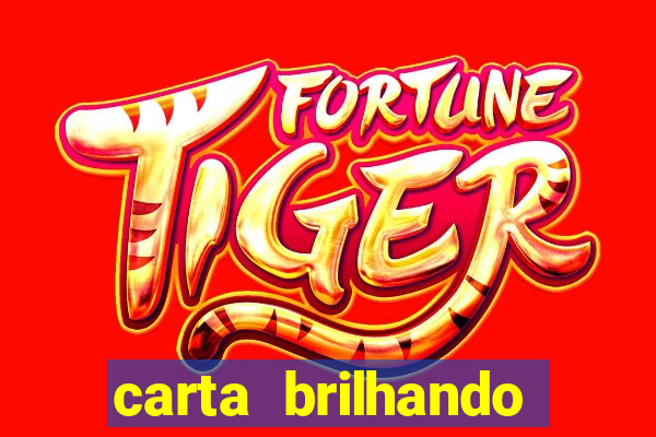 carta brilhando fortune tiger