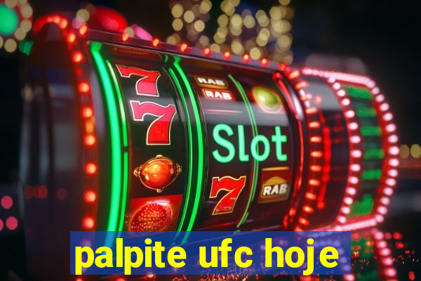 palpite ufc hoje