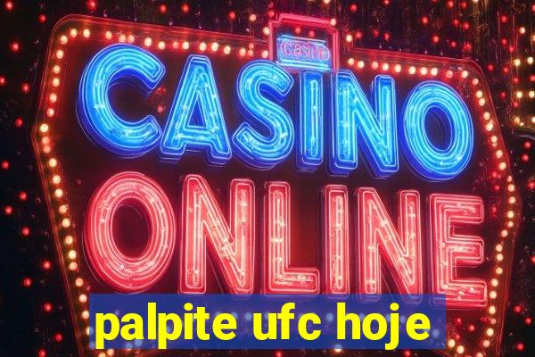 palpite ufc hoje