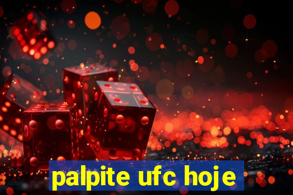 palpite ufc hoje