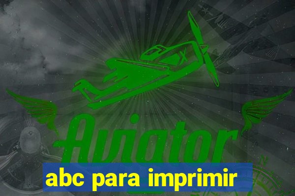 abc para imprimir