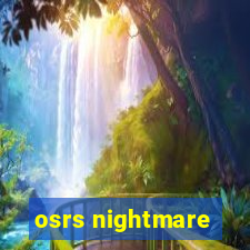 osrs nightmare