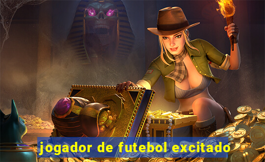 jogador de futebol excitado