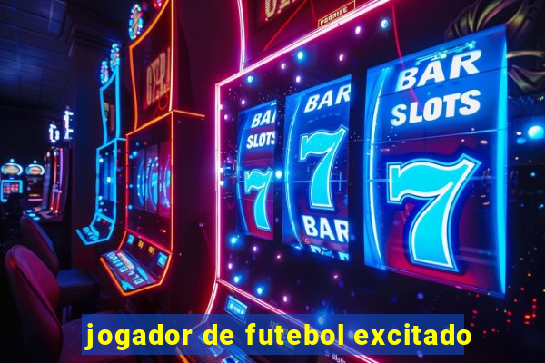 jogador de futebol excitado