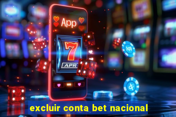 excluir conta bet nacional