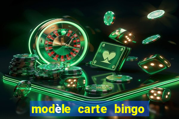 modèle carte bingo quarantaine gratuit