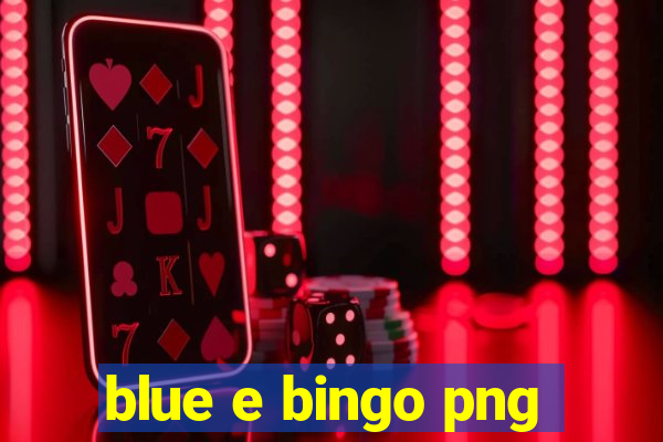 blue e bingo png