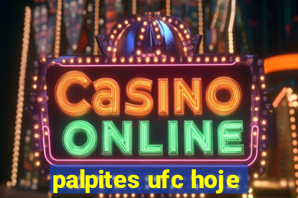 palpites ufc hoje