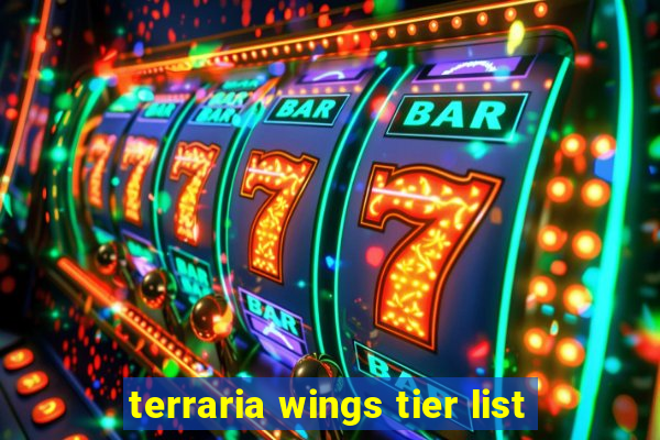 terraria wings tier list