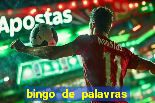 bingo de palavras para o 4 ano