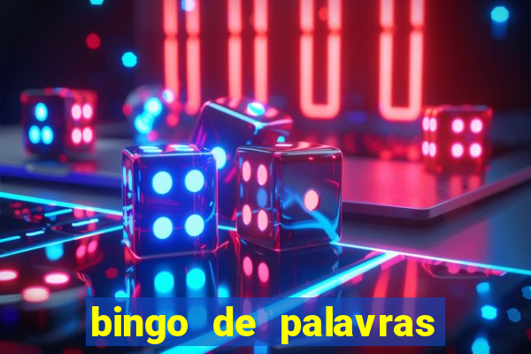 bingo de palavras para o 4 ano