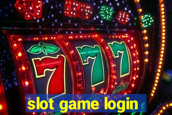 slot game login