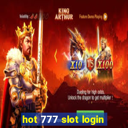 hot 777 slot login