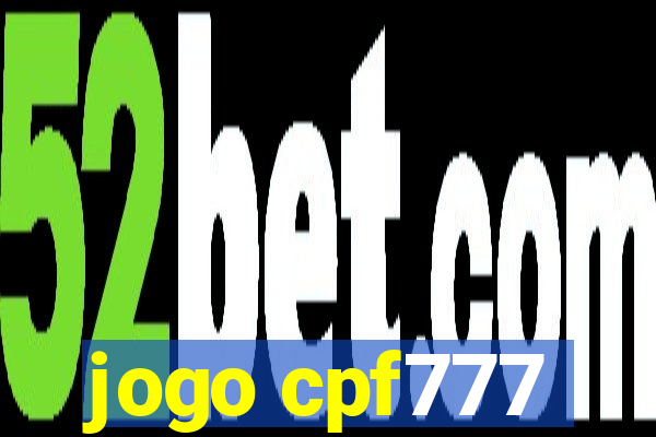 jogo cpf777