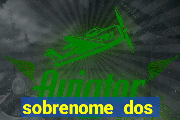 sobrenome dos santos escravos