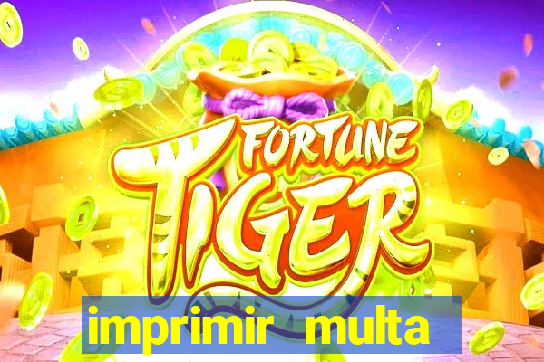 imprimir multa detran mg