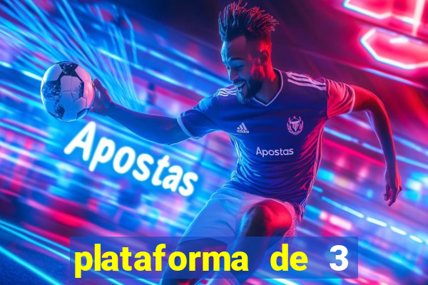 plataforma de 3 reais jogo