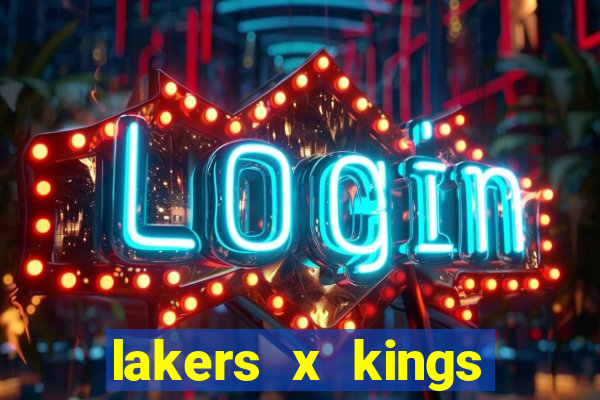 lakers x kings onde assistir