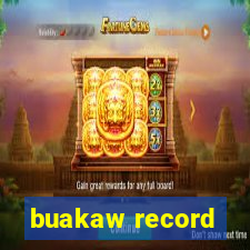 buakaw record