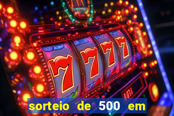 sorteio de 500 em cash toda segunda feira novibet