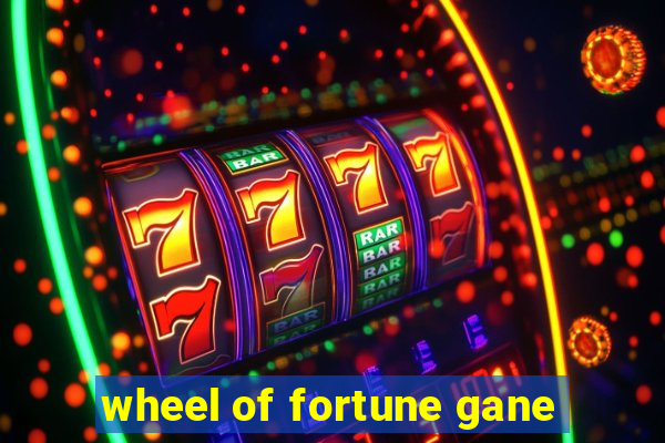 wheel of fortune gane