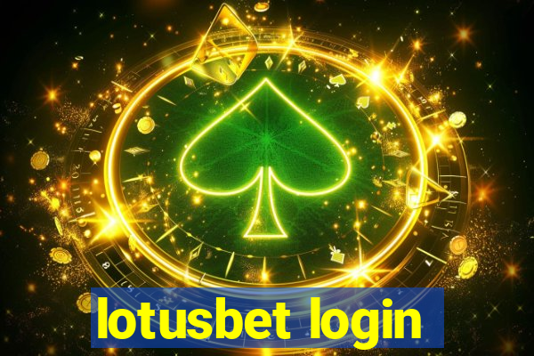 lotusbet login