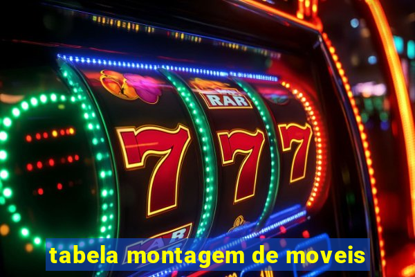 tabela montagem de moveis