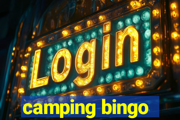 camping bingo