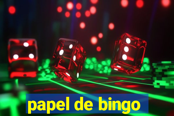 papel de bingo