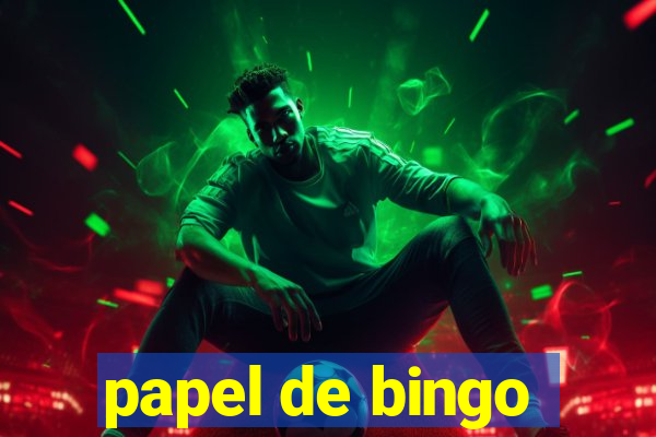 papel de bingo