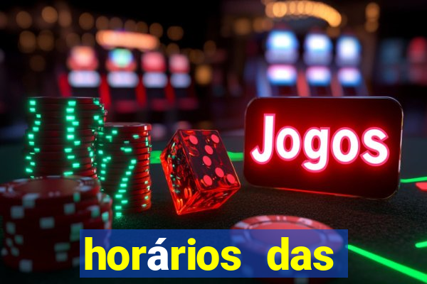 horários das plataformas de jogos