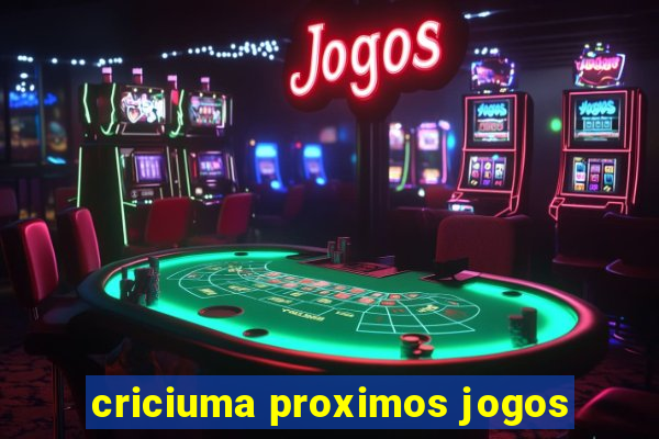 criciuma proximos jogos