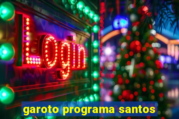 garoto programa santos