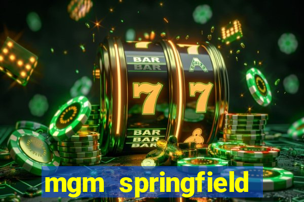 mgm springfield slot payout percentage