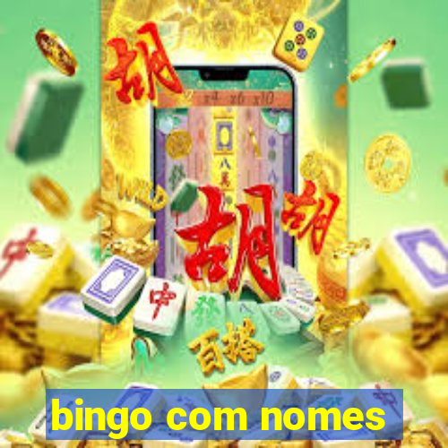 bingo com nomes