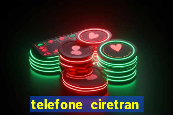 telefone ciretran de cruzeiro sp