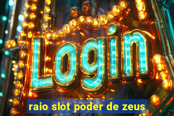 raio slot poder de zeus