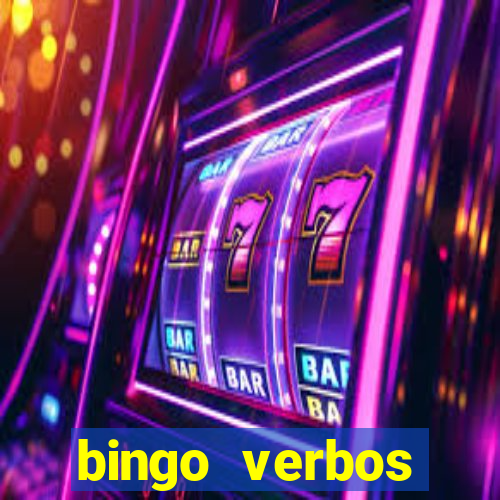 bingo verbos irregulares ingles