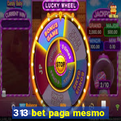 313 bet paga mesmo