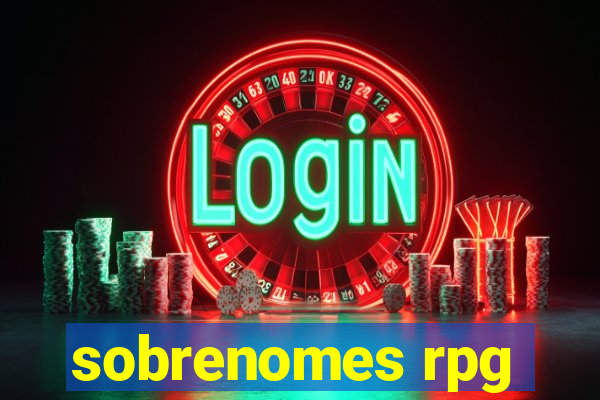 sobrenomes rpg