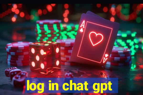 log in chat gpt