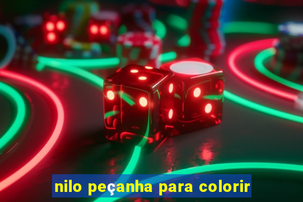 nilo peçanha para colorir