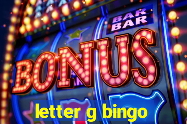 letter g bingo