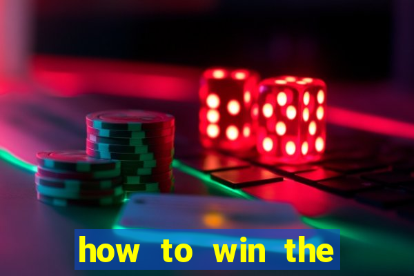 how to win the slot machine