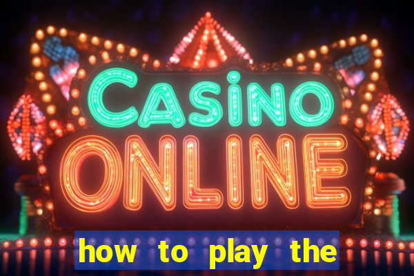 how to play the buffalo slot machine